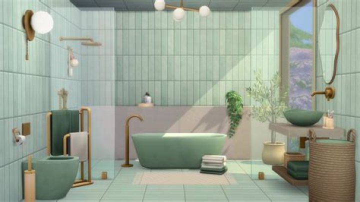 Sims Wash Dishes In Bathroom