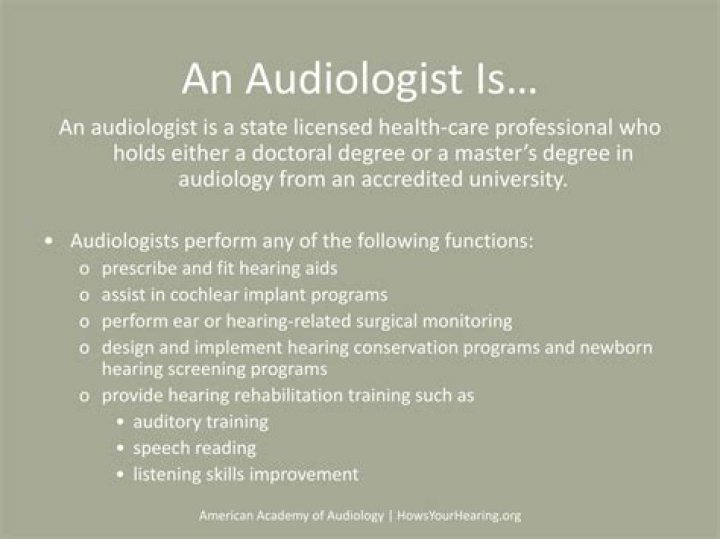 What Does The Word Audiologist Mean